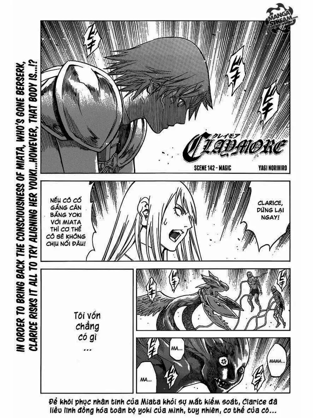 Truyện Tranh Claymore Mắt Bạc trang 4