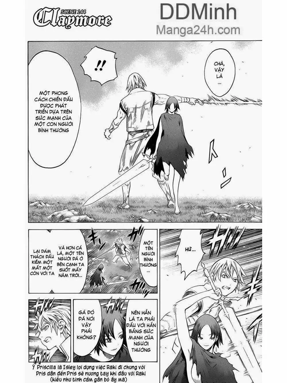 Truyện Tranh Claymore Mắt Bạc trang 4