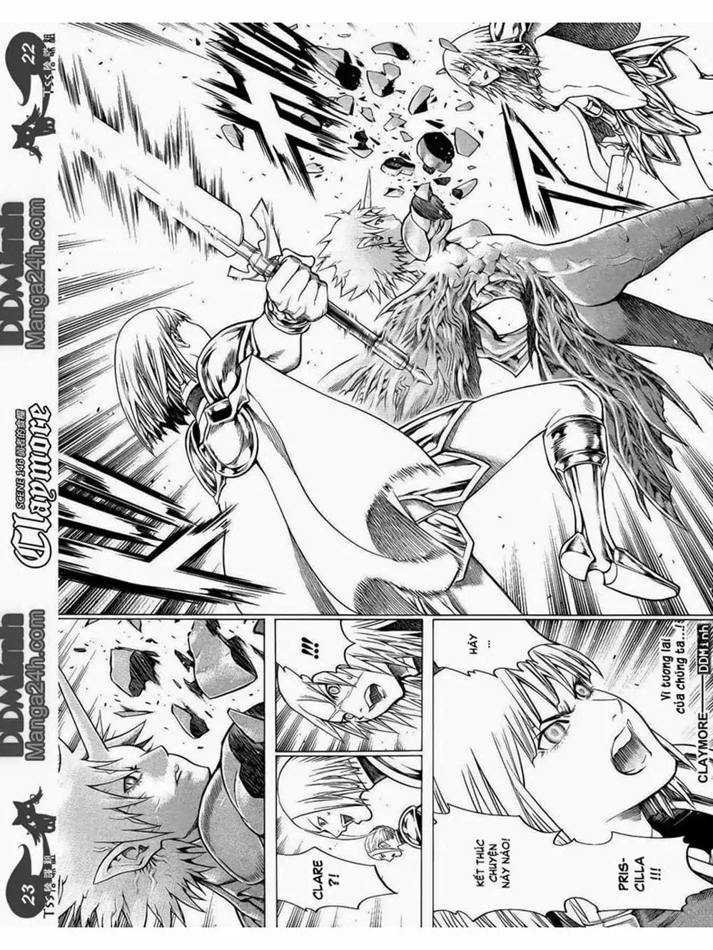 Truyện Tranh Claymore Mắt Bạc trang 4