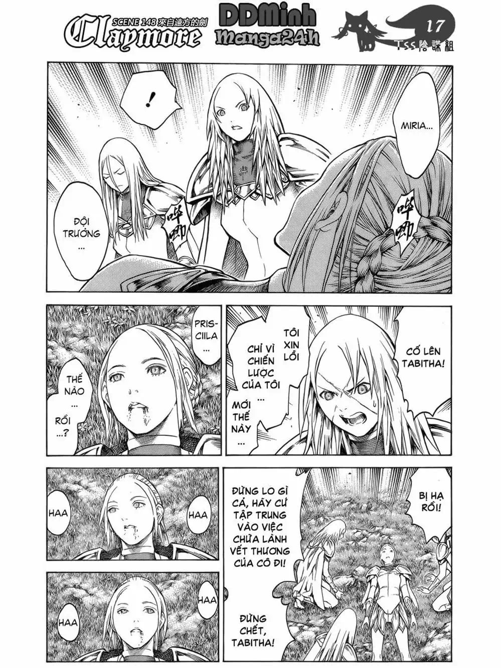 Truyện Tranh Claymore Mắt Bạc trang 4