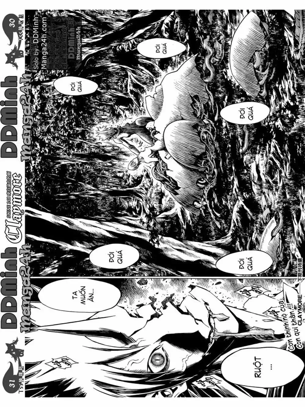 Truyện Tranh Claymore Mắt Bạc trang 4