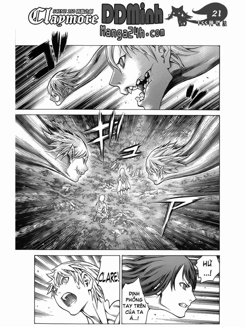 Truyện Tranh Claymore Mắt Bạc trang 4