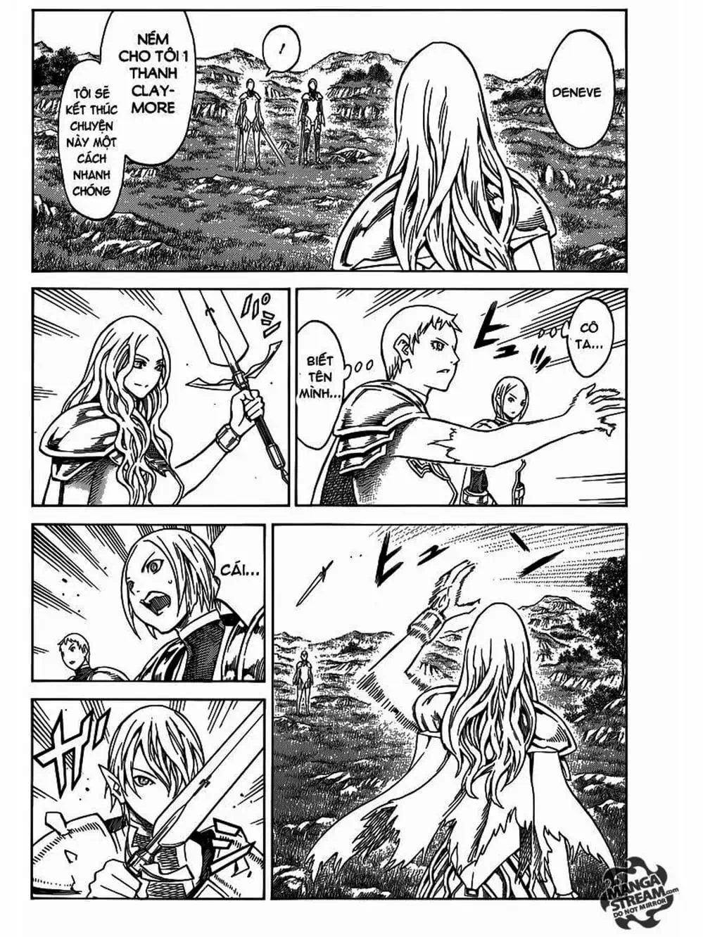 Truyện Tranh Claymore Mắt Bạc trang 4