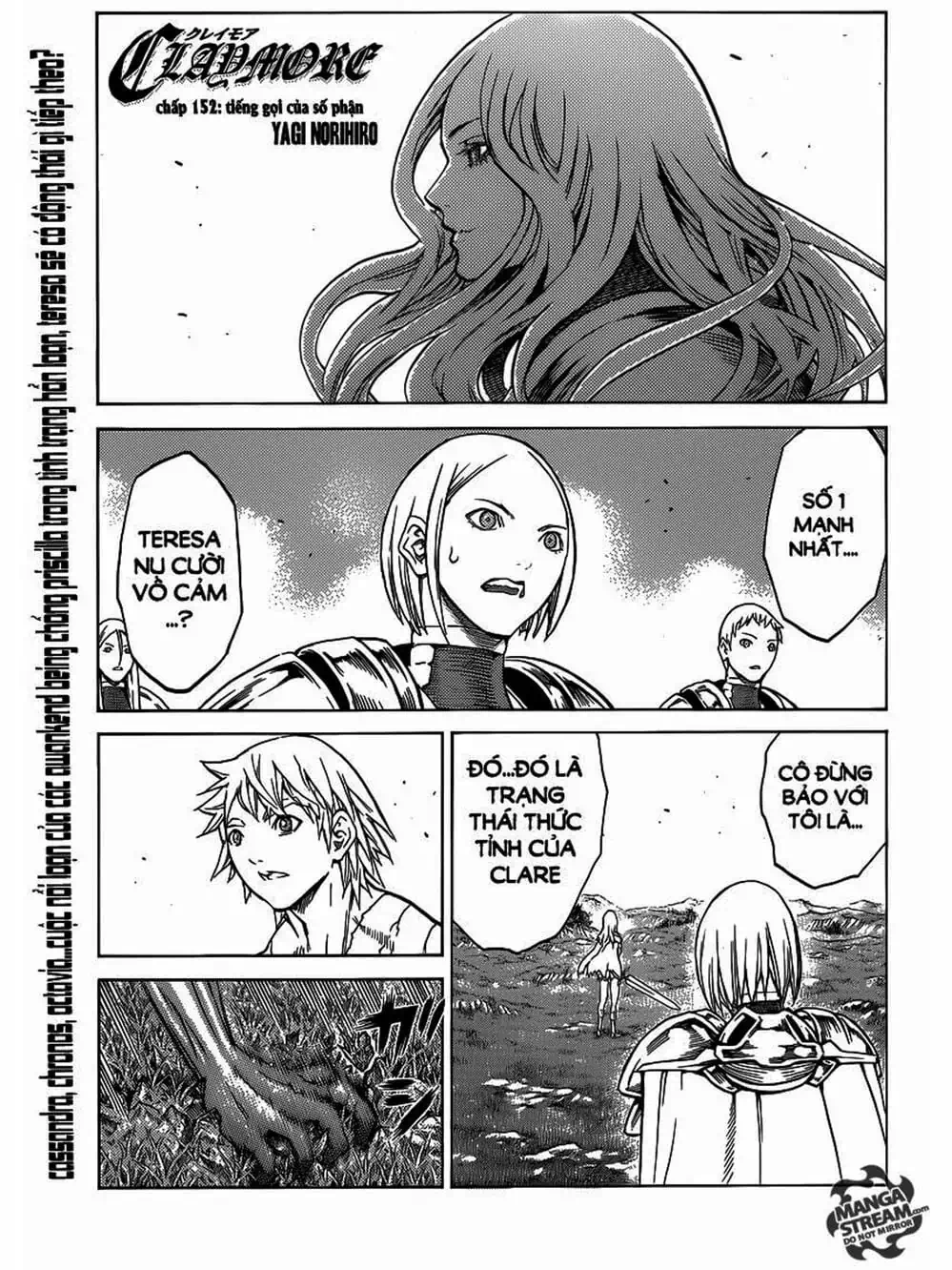 Truyện Tranh Claymore Mắt Bạc trang 4
