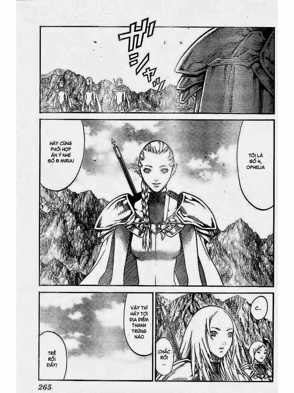 Truyện Tranh Claymore Mắt Bạc trang 4