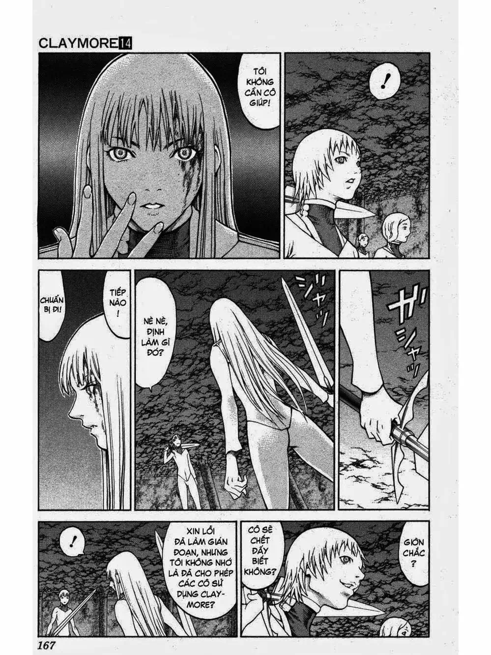 Truyện Tranh Claymore Mắt Bạc trang 4