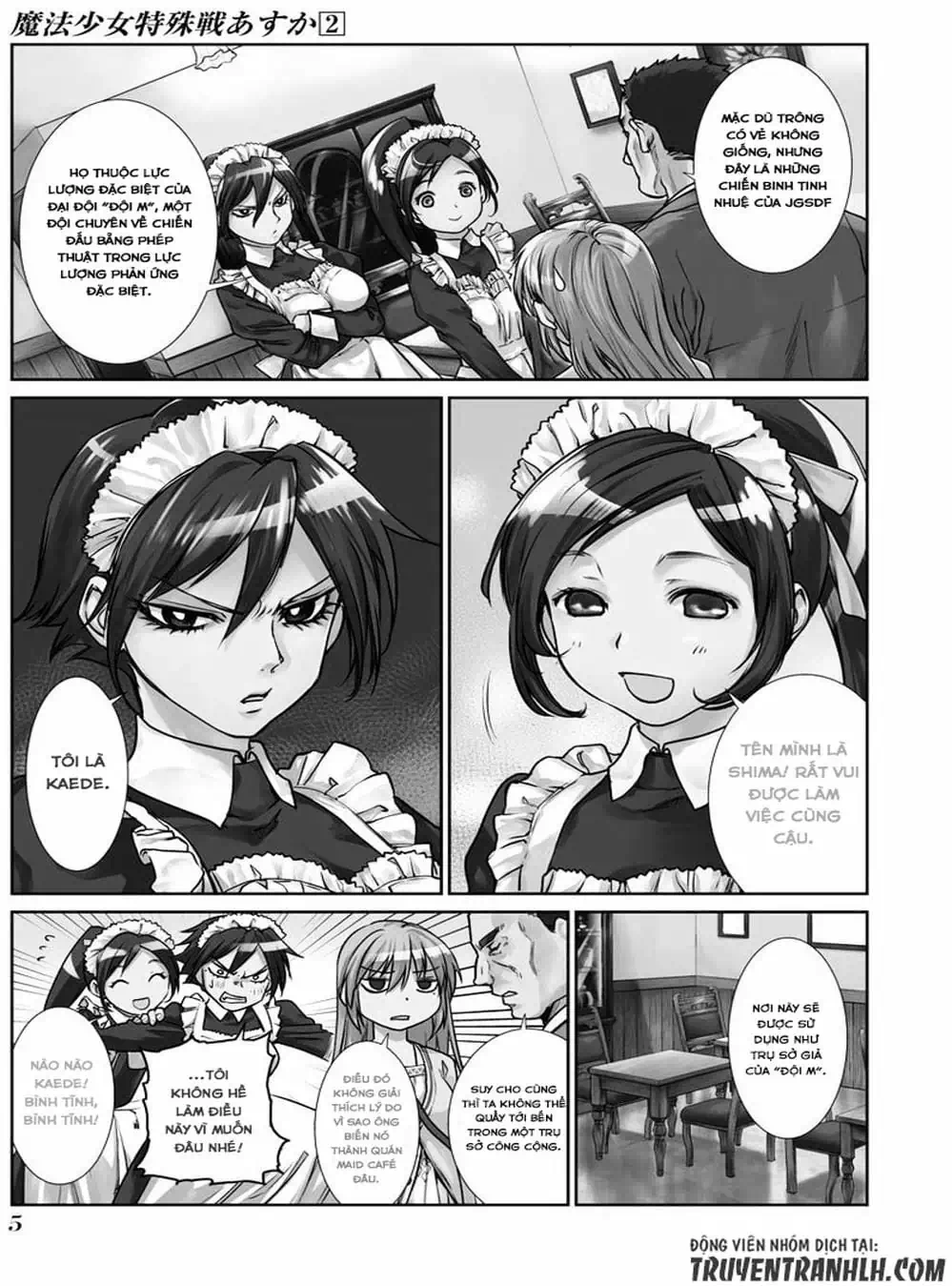 Truyện Tranh Cô Gái Phép Thuật Asuka - Mahou Shoujo Tokushuusen Asuka trang 5