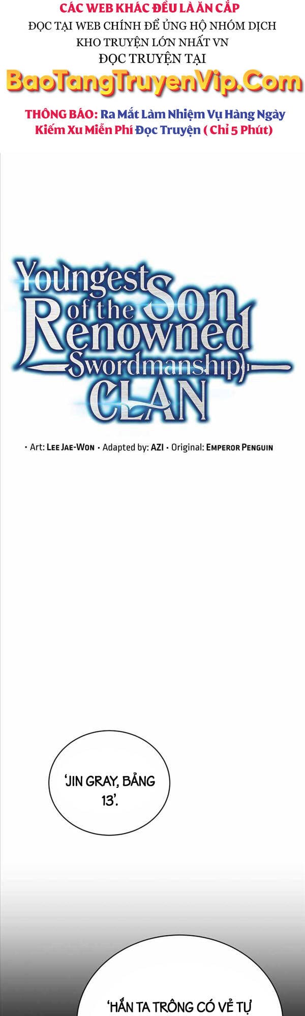 Truyện Tranh Con Trai Út Của Gia Đình Kiếm Thuật Danh Tiếng trang 6