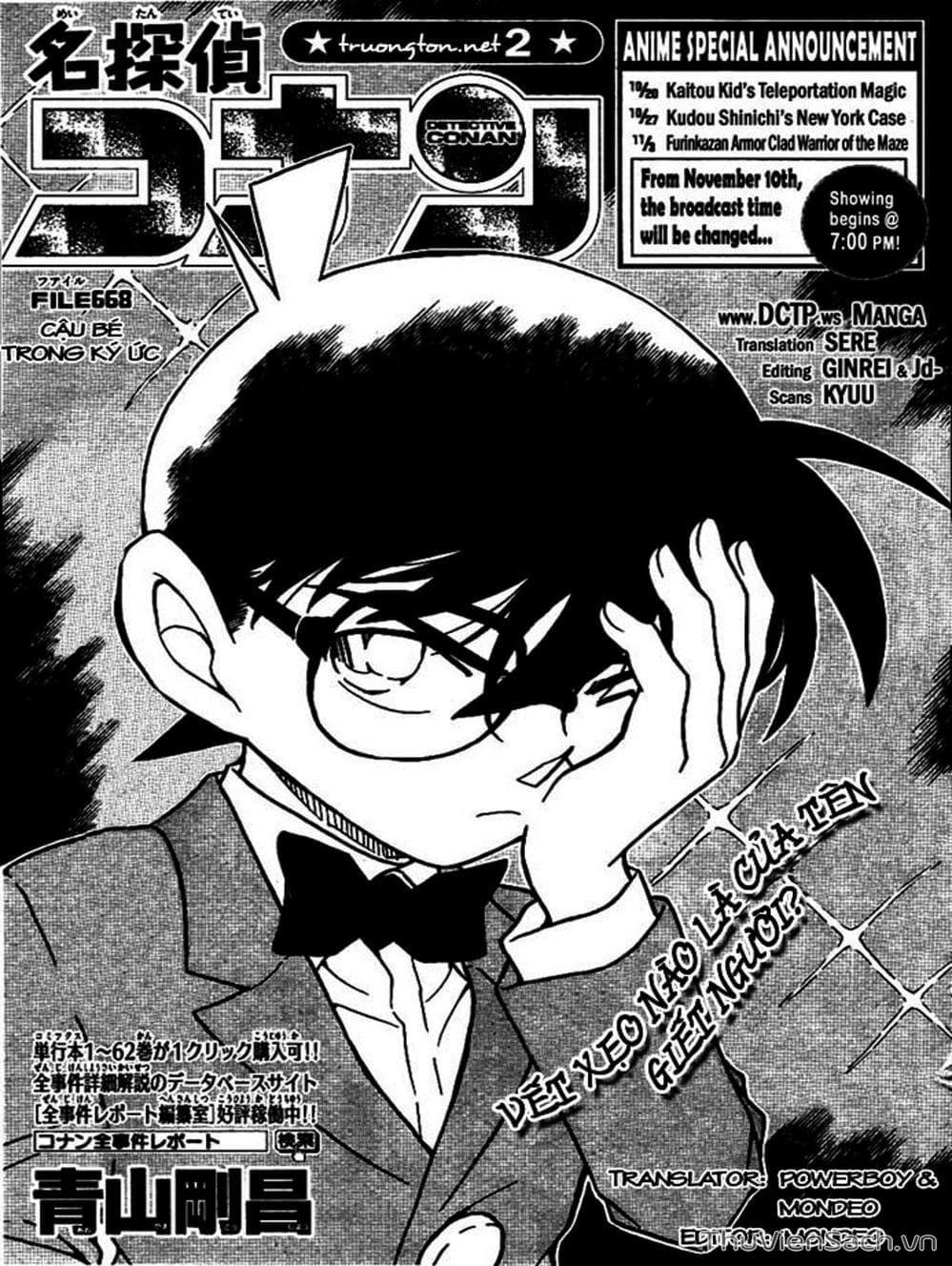 Truyện Tranh Thám Tử Lừng Danh Conan trang 5