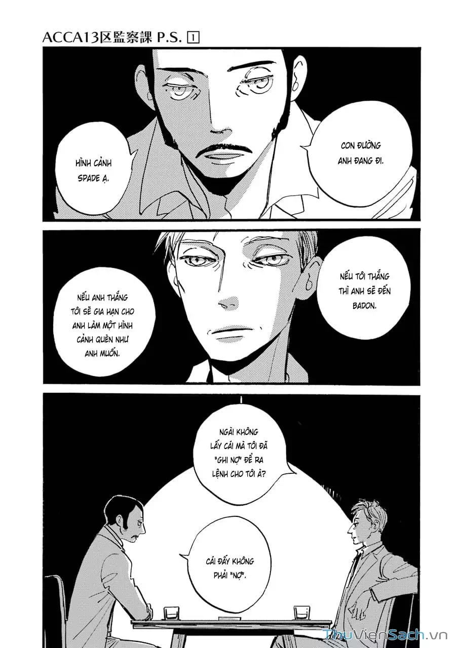 Truyện Tranh Tiền Truyện Acca - Cục Thanh Tra 13 Bang: P.s trang 2
