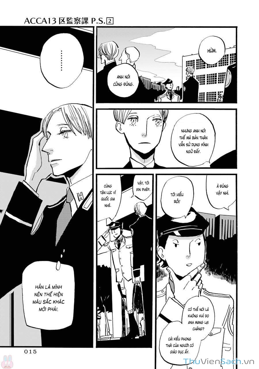 Truyện Tranh Tiền Truyện Acca - Cục Thanh Tra 13 Bang: P.s trang 2
