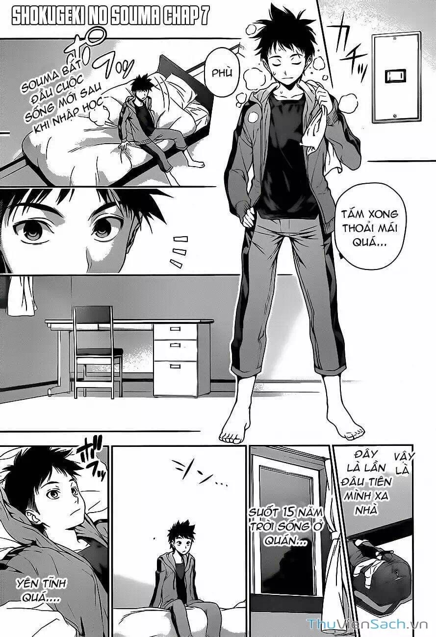 Truyện Tranh Vua Bếp Soma - Cuộc Chiến Ẩm Thực trang 7