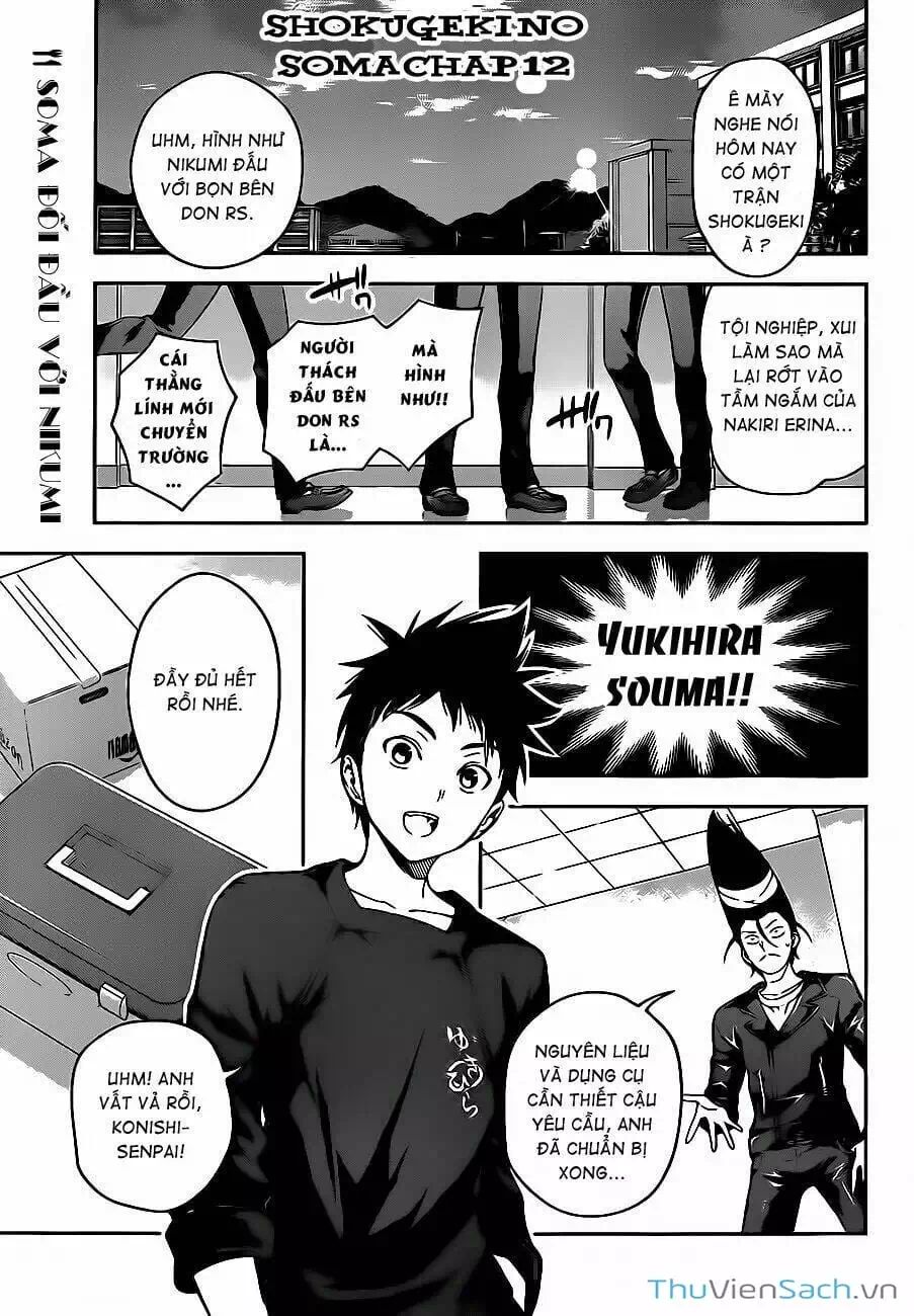 Truyện Tranh Vua Bếp Soma - Cuộc Chiến Ẩm Thực trang 7