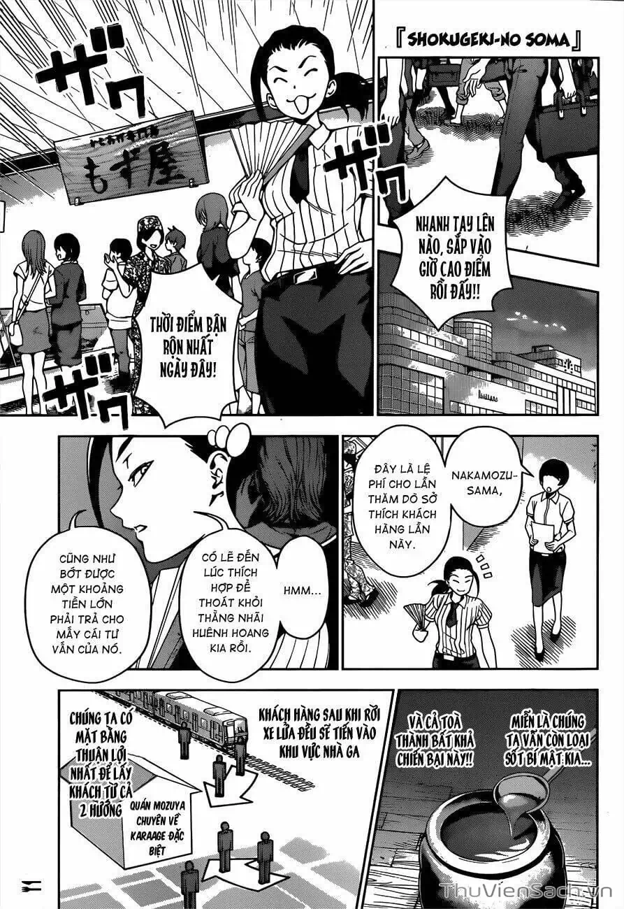 Truyện Tranh Vua Bếp Soma - Cuộc Chiến Ẩm Thực trang 7