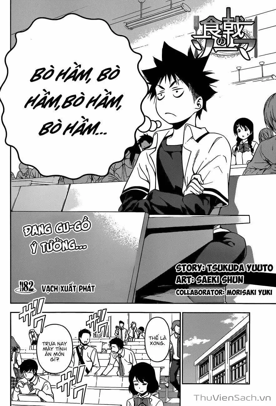 Truyện Tranh Vua Bếp Soma - Cuộc Chiến Ẩm Thực trang 7