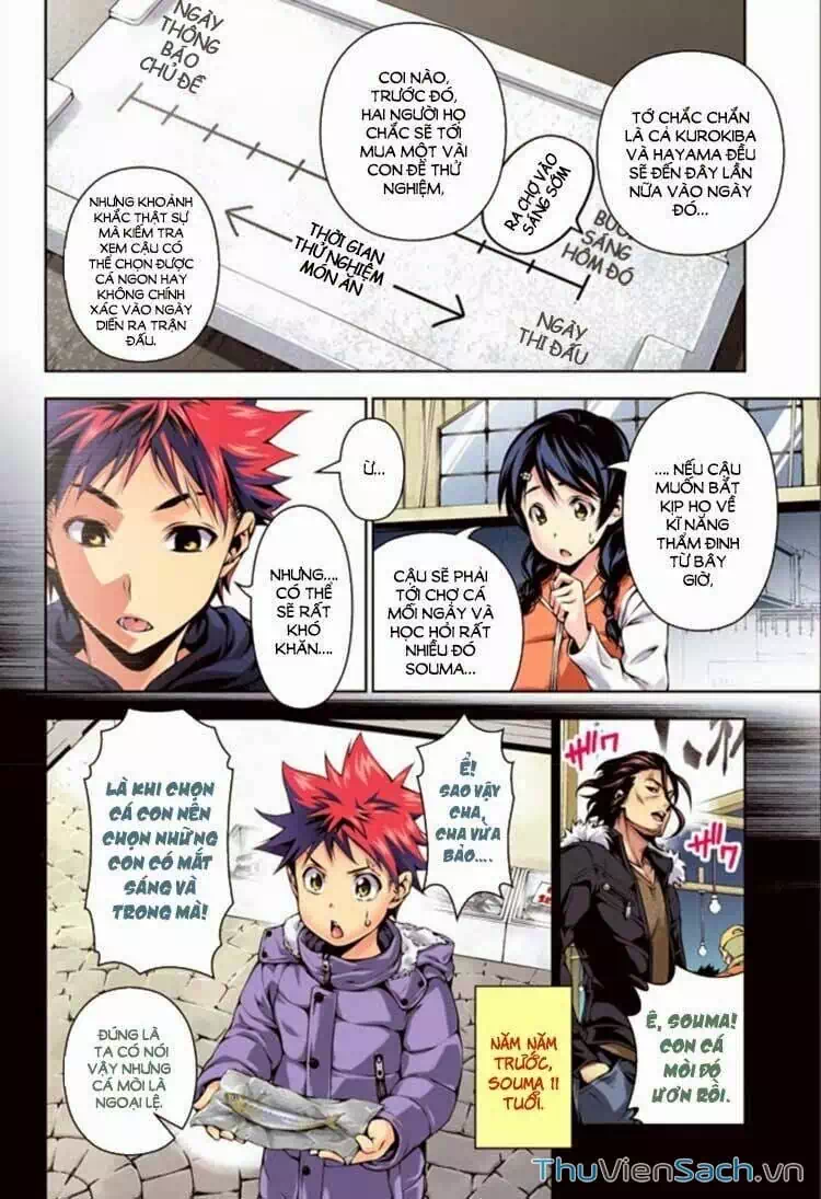 Truyện Tranh Vua Bếp Soma - Cuộc Chiến Ẩm Thực trang 7