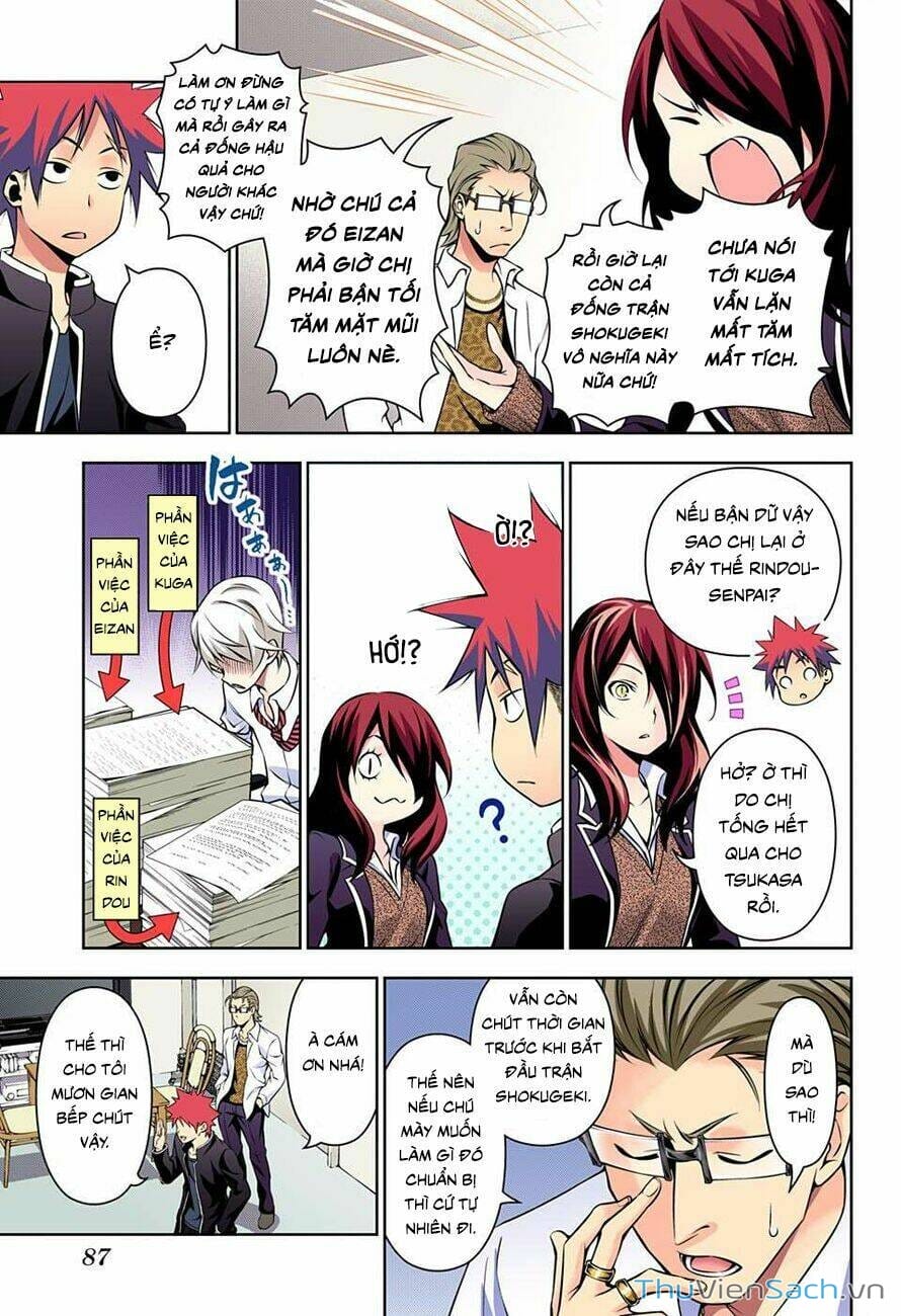 Truyện Tranh Vua Bếp Soma - Cuộc Chiến Ẩm Thực trang 7