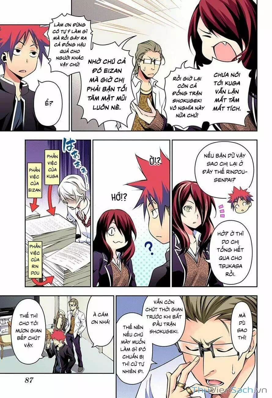 Truyện Tranh Vua Bếp Soma - Cuộc Chiến Ẩm Thực trang 7