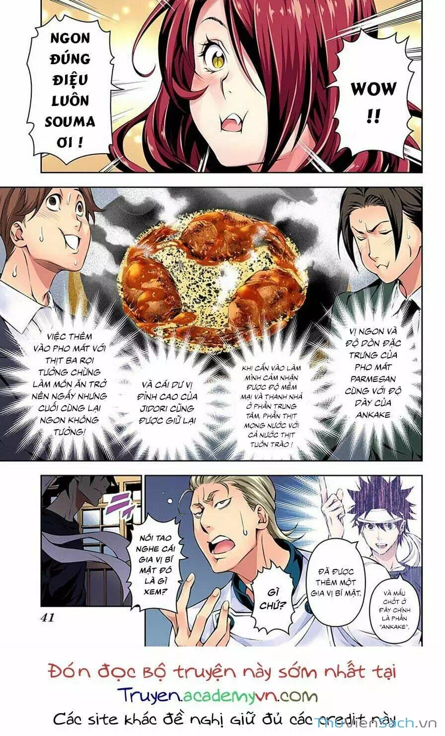 Truyện Tranh Vua Bếp Soma - Cuộc Chiến Ẩm Thực trang 7