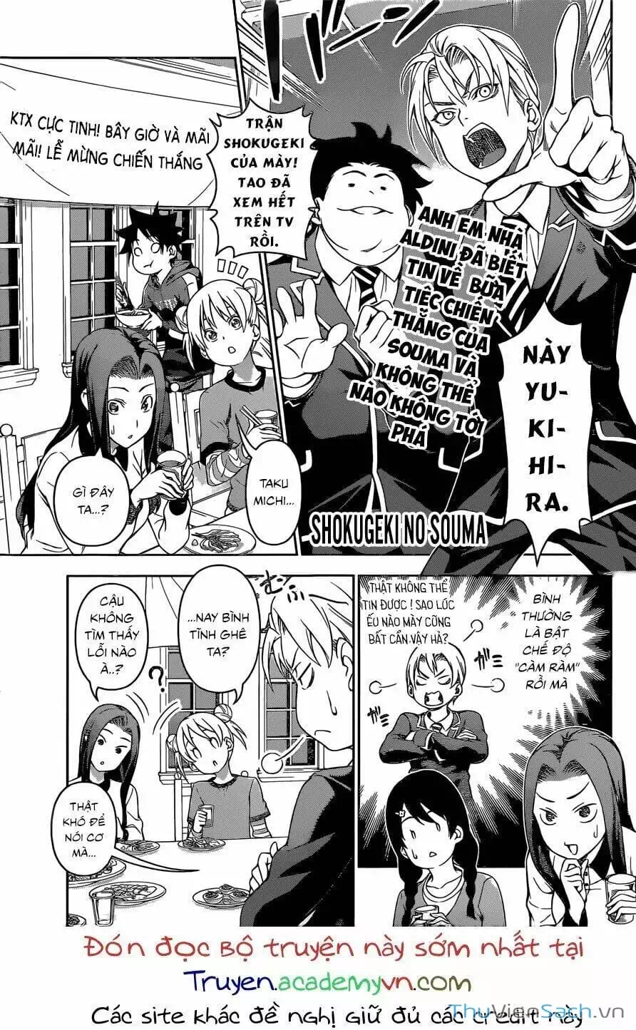Truyện Tranh Vua Bếp Soma - Cuộc Chiến Ẩm Thực trang 7