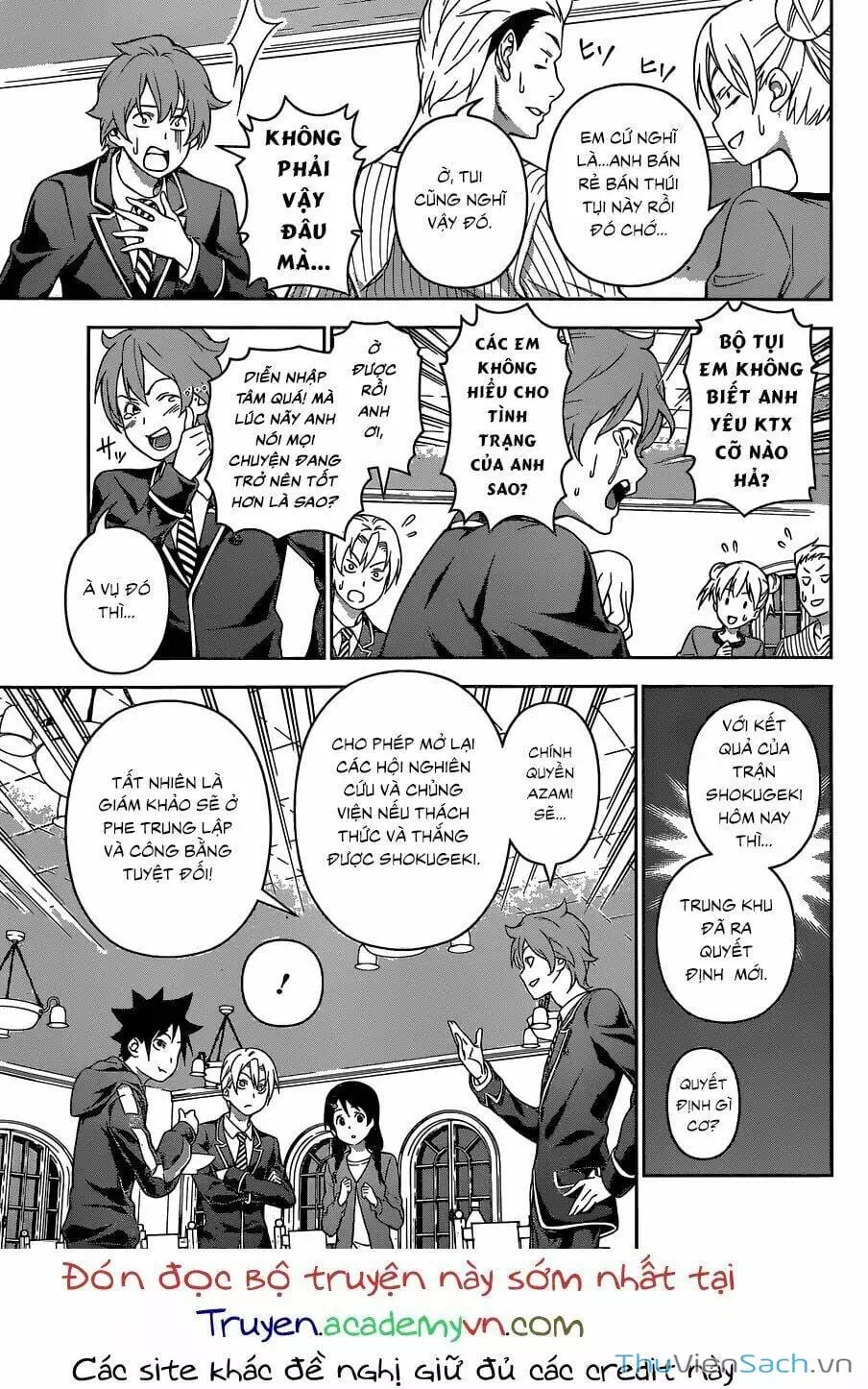 Truyện Tranh Vua Bếp Soma - Cuộc Chiến Ẩm Thực trang 7