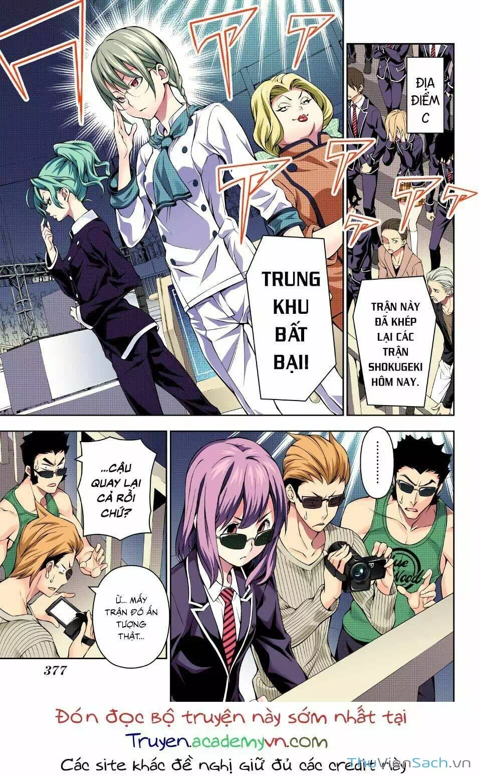 Truyện Tranh Vua Bếp Soma - Cuộc Chiến Ẩm Thực trang 7