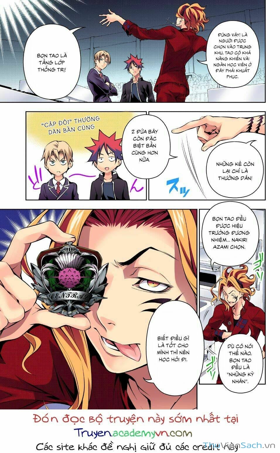 Truyện Tranh Vua Bếp Soma - Cuộc Chiến Ẩm Thực trang 7