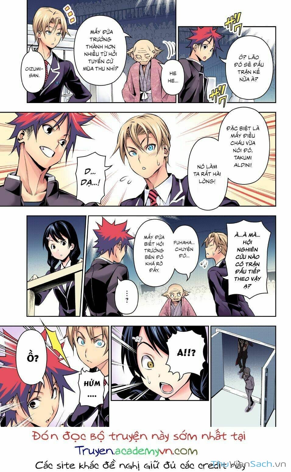 Truyện Tranh Vua Bếp Soma - Cuộc Chiến Ẩm Thực trang 7