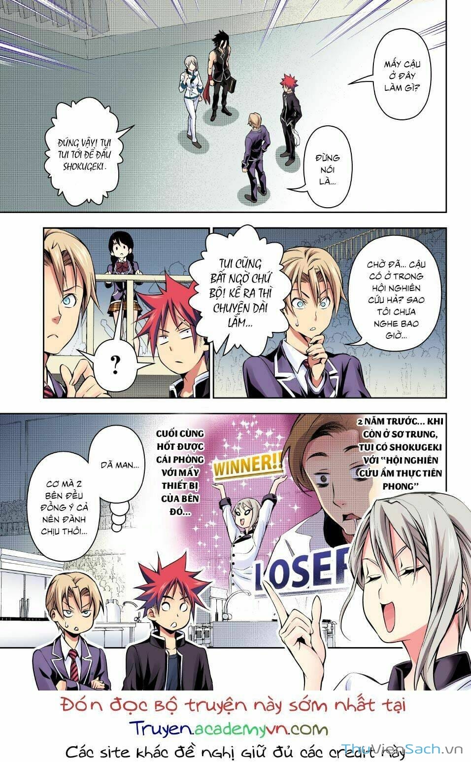 Truyện Tranh Vua Bếp Soma - Cuộc Chiến Ẩm Thực trang 7