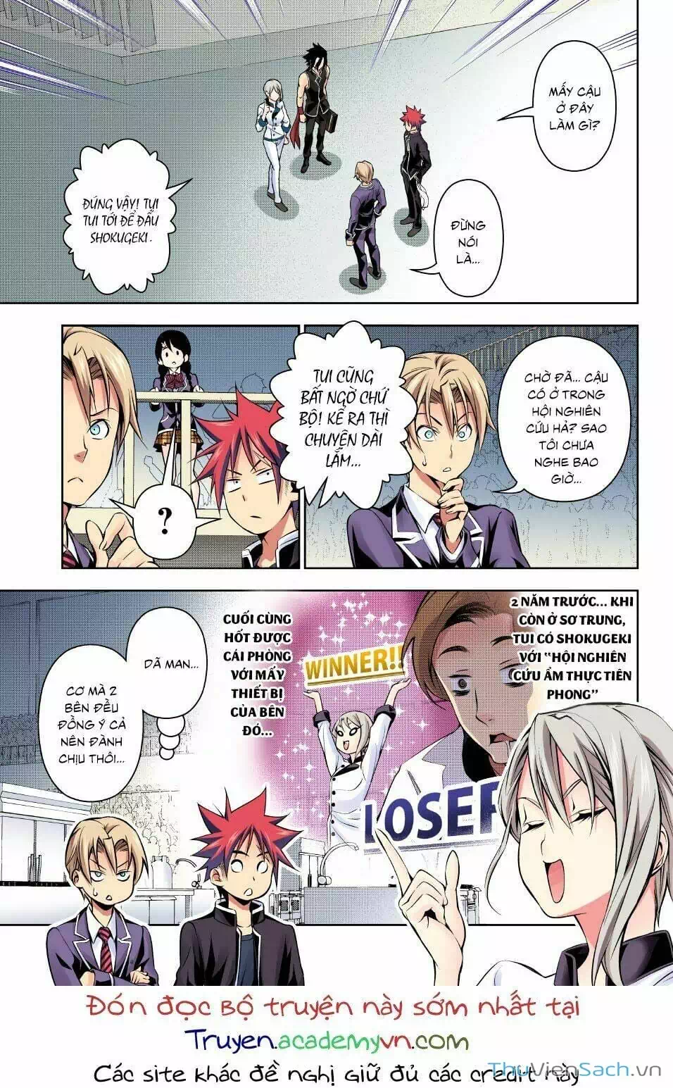 Truyện Tranh Vua Bếp Soma - Cuộc Chiến Ẩm Thực trang 7