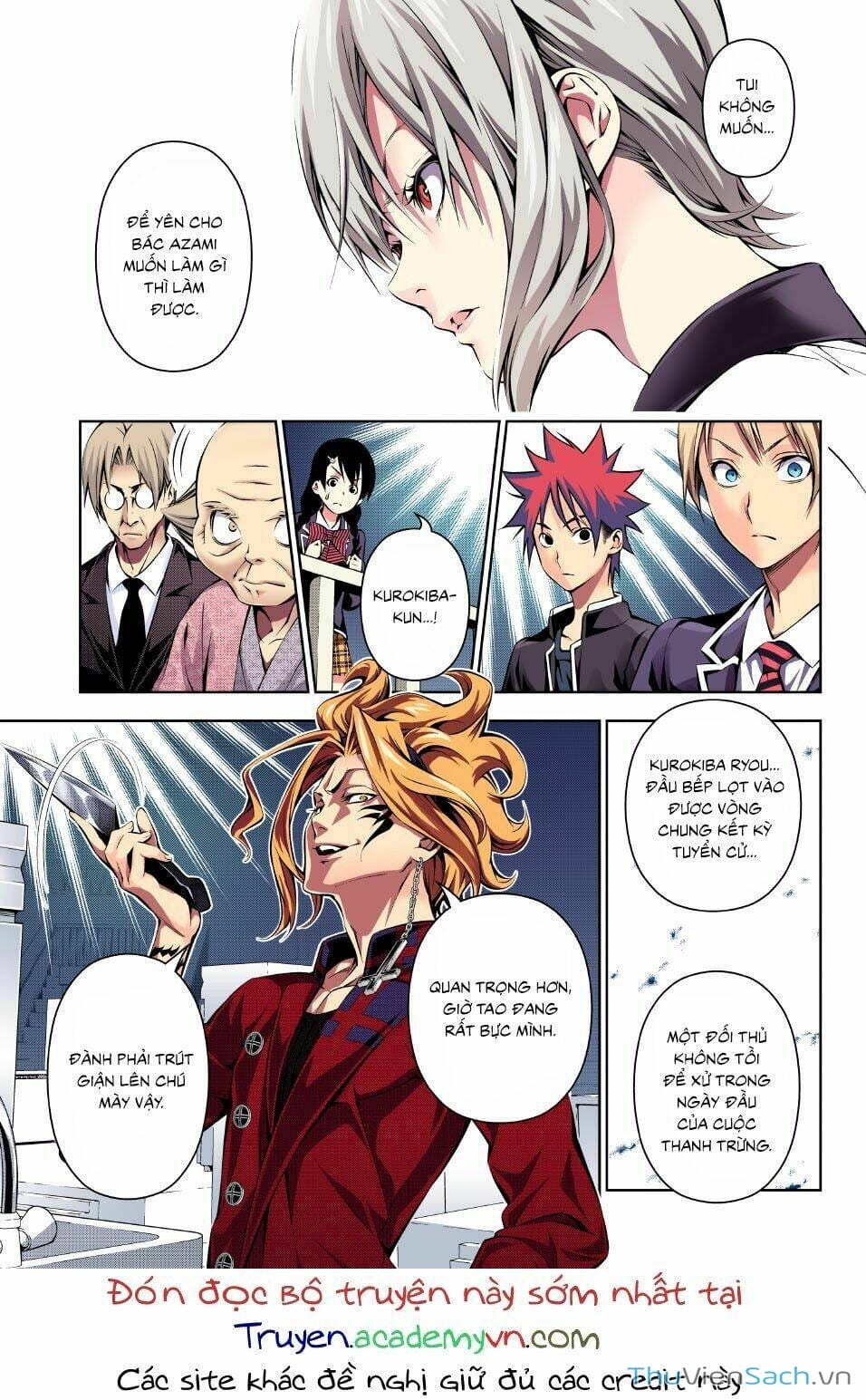 Truyện Tranh Vua Bếp Soma - Cuộc Chiến Ẩm Thực trang 7