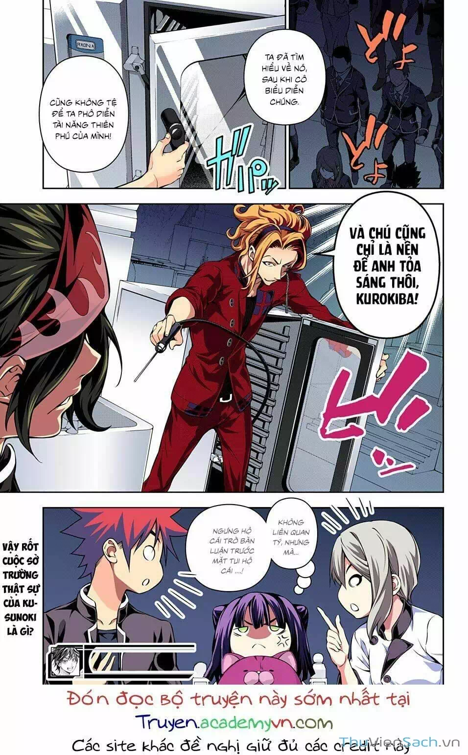 Truyện Tranh Vua Bếp Soma - Cuộc Chiến Ẩm Thực trang 7