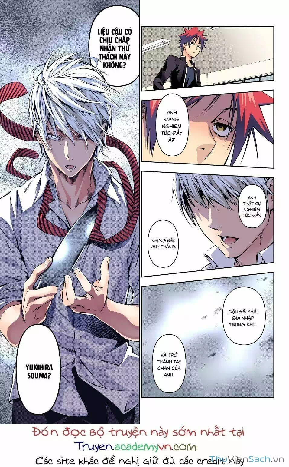 Truyện Tranh Vua Bếp Soma - Cuộc Chiến Ẩm Thực trang 7