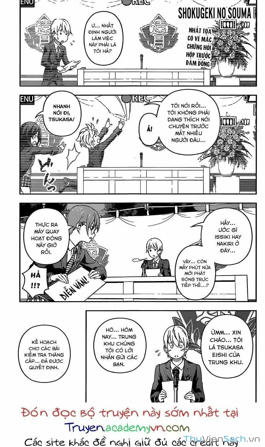 Truyện Tranh Vua Bếp Soma - Cuộc Chiến Ẩm Thực trang 7