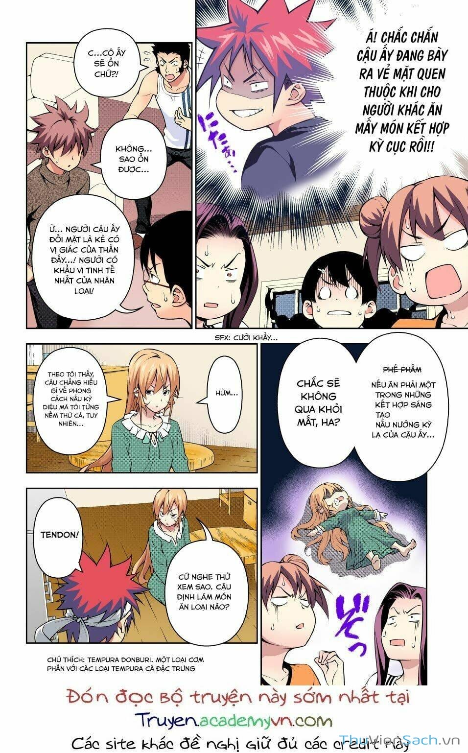 Truyện Tranh Vua Bếp Soma - Cuộc Chiến Ẩm Thực trang 7