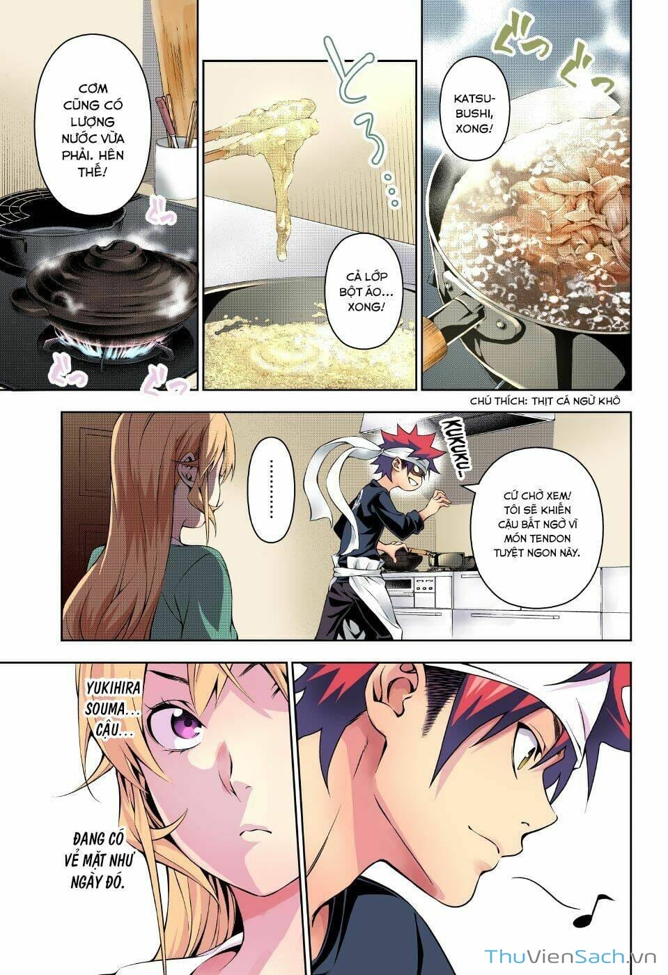 Truyện Tranh Vua Bếp Soma - Cuộc Chiến Ẩm Thực trang 7