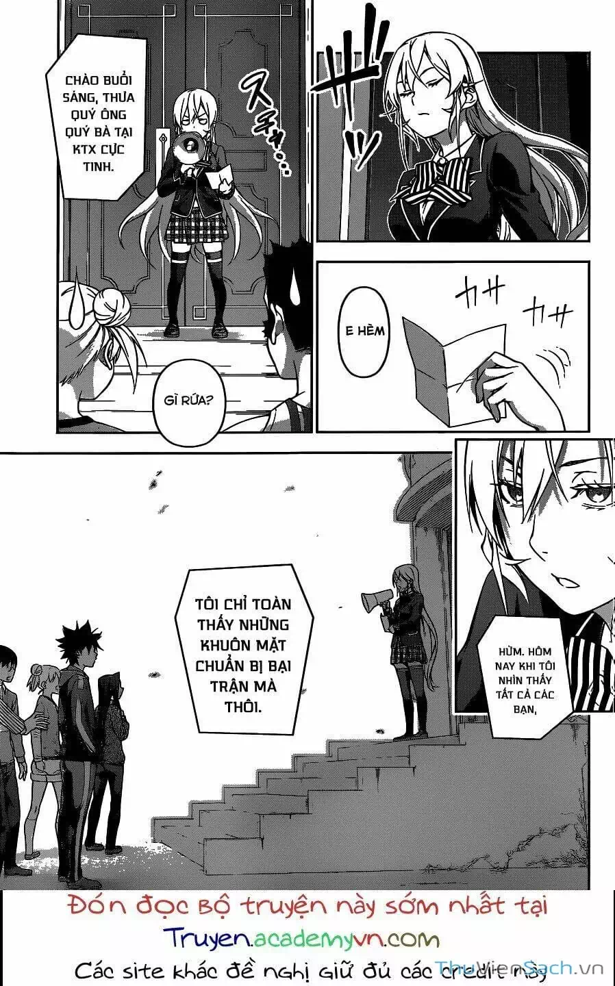 Truyện Tranh Vua Bếp Soma - Cuộc Chiến Ẩm Thực trang 7