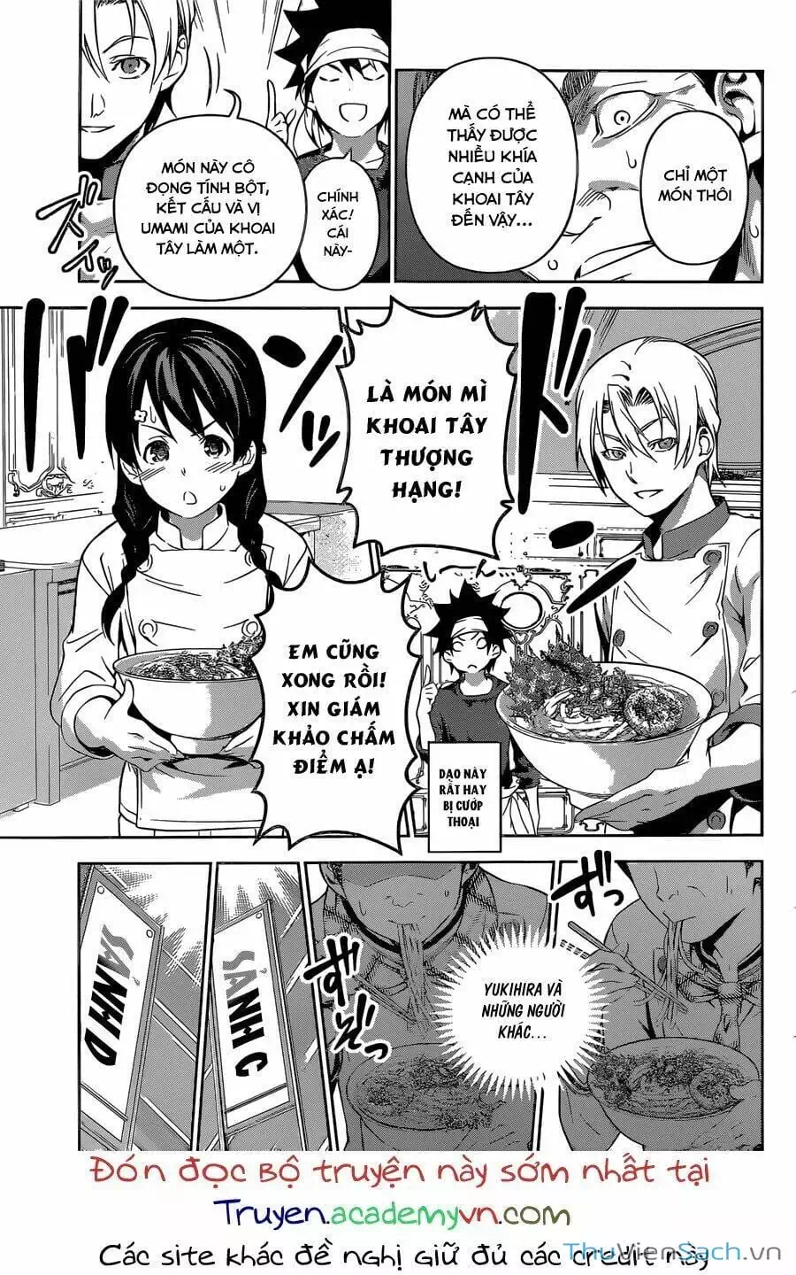 Truyện Tranh Vua Bếp Soma - Cuộc Chiến Ẩm Thực trang 7