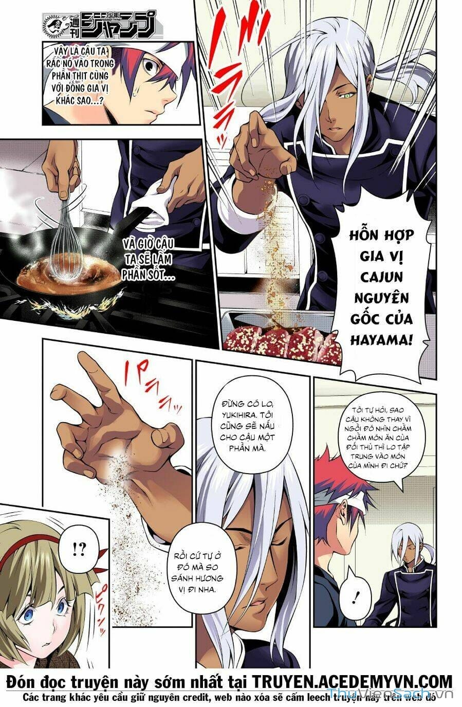 Truyện Tranh Vua Bếp Soma - Cuộc Chiến Ẩm Thực trang 7