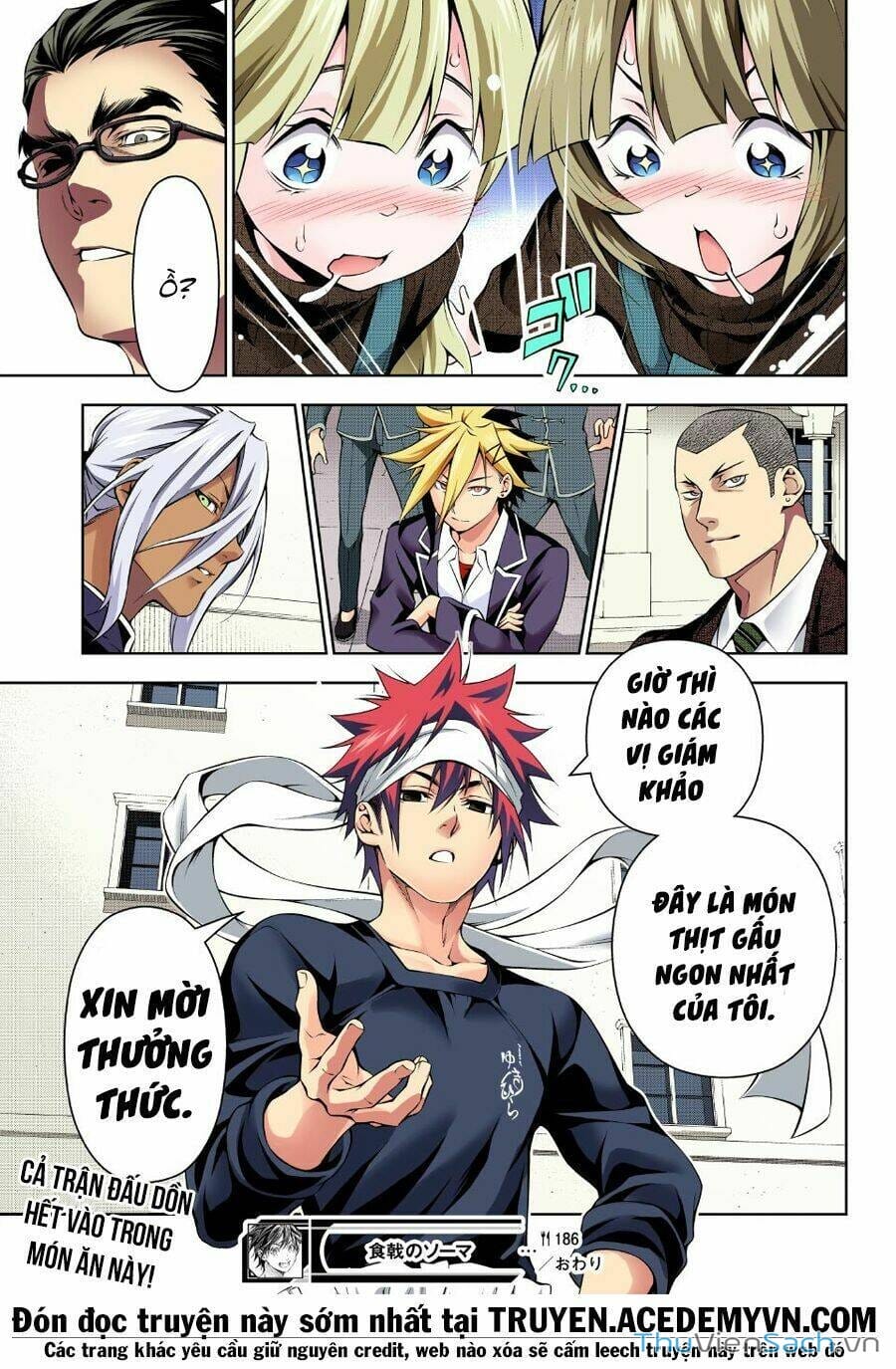 Truyện Tranh Vua Bếp Soma - Cuộc Chiến Ẩm Thực trang 7