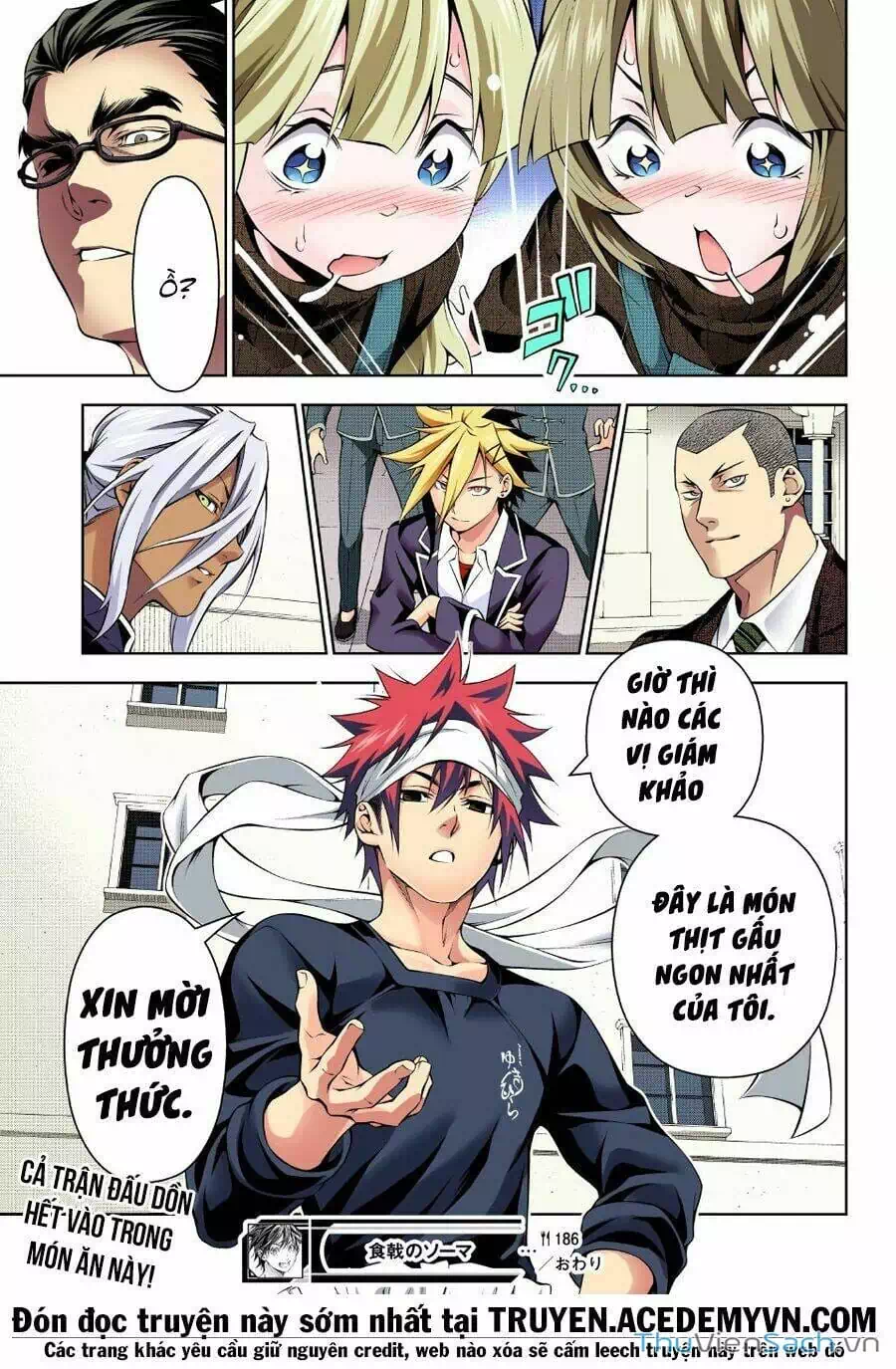 Truyện Tranh Vua Bếp Soma - Cuộc Chiến Ẩm Thực trang 7