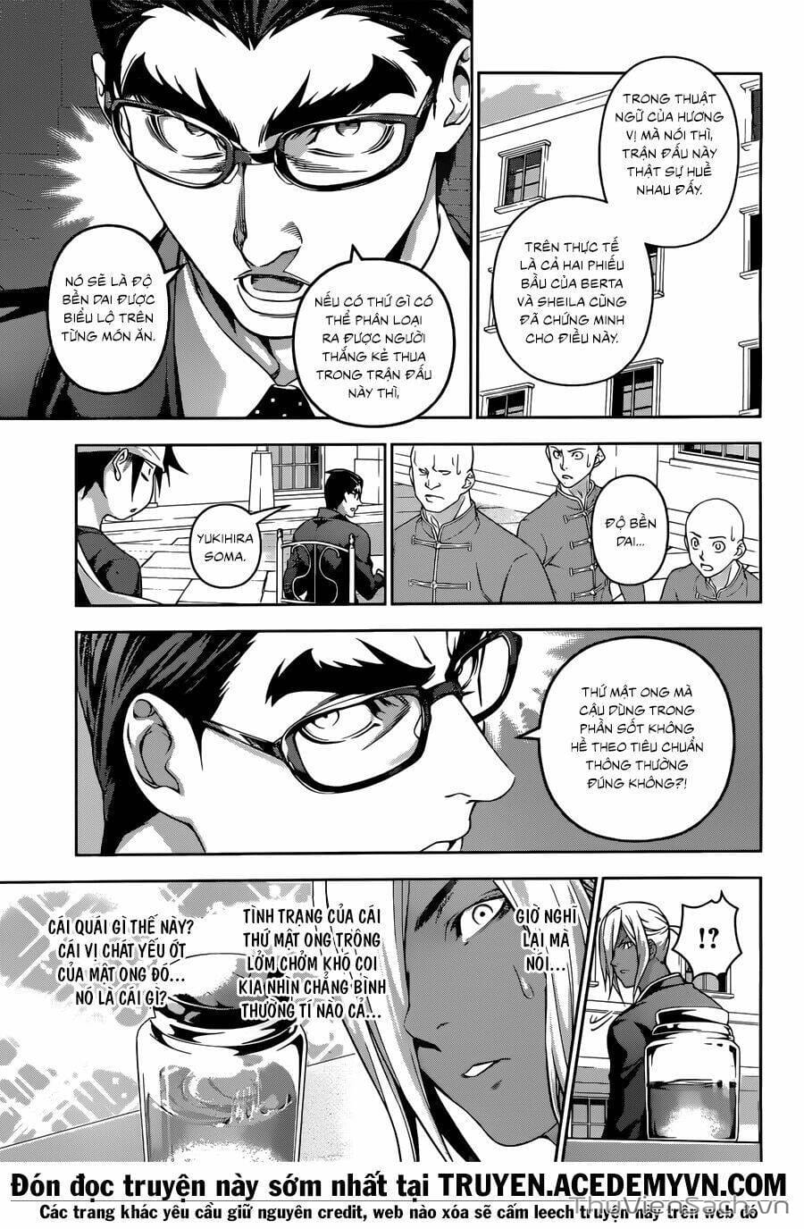 Truyện Tranh Vua Bếp Soma - Cuộc Chiến Ẩm Thực trang 7