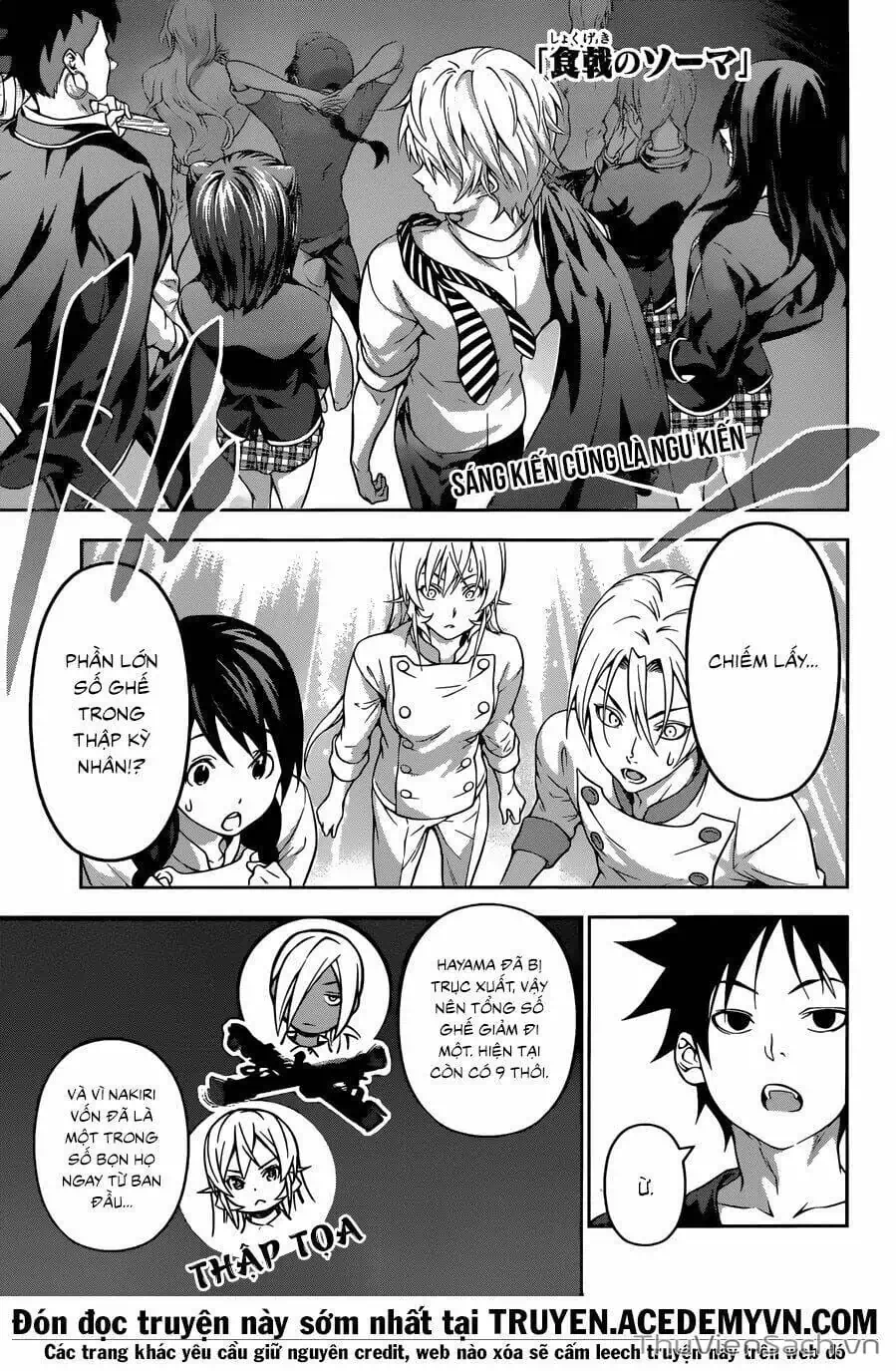 Truyện Tranh Vua Bếp Soma - Cuộc Chiến Ẩm Thực trang 7