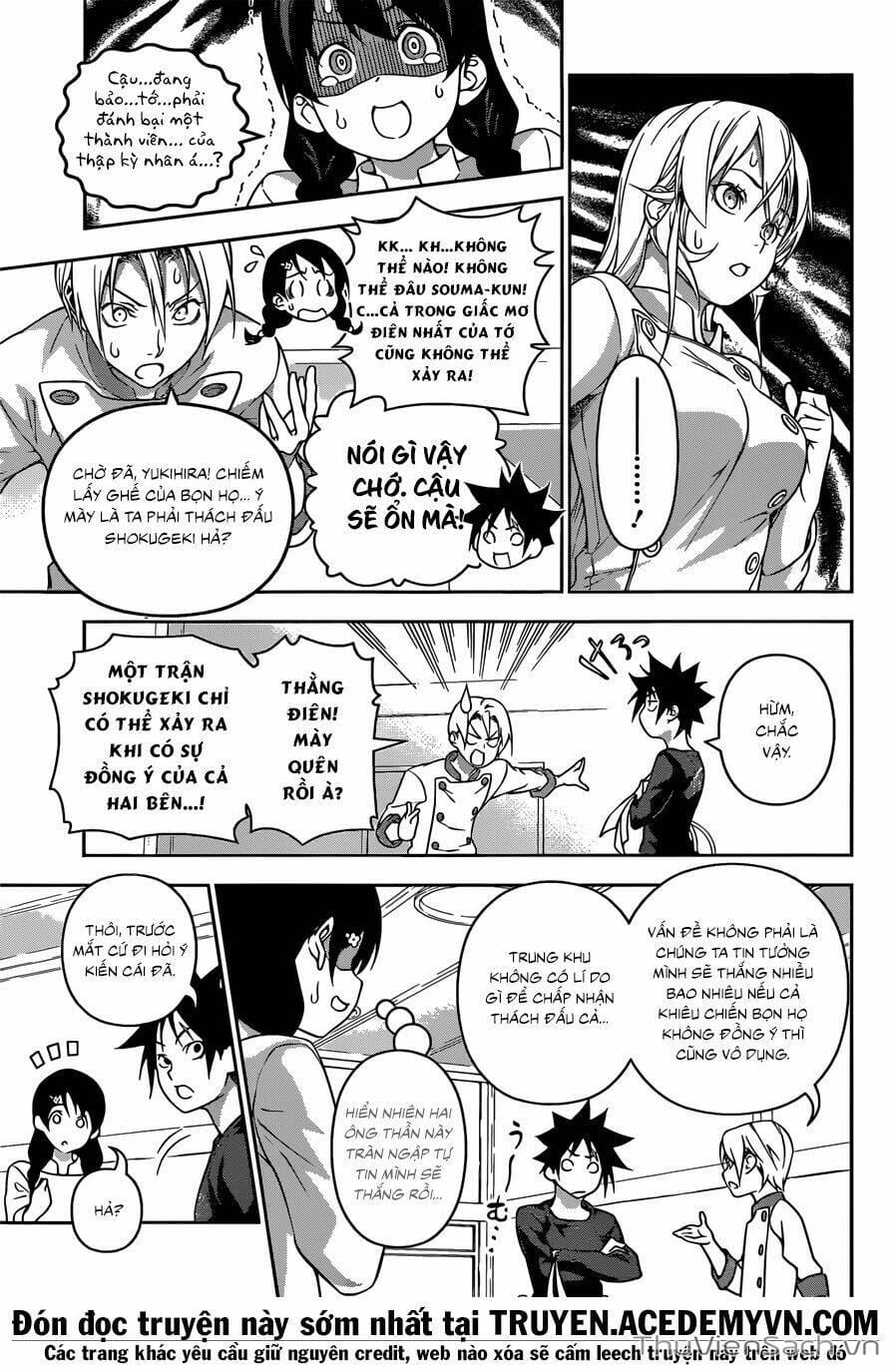 Truyện Tranh Vua Bếp Soma - Cuộc Chiến Ẩm Thực trang 7