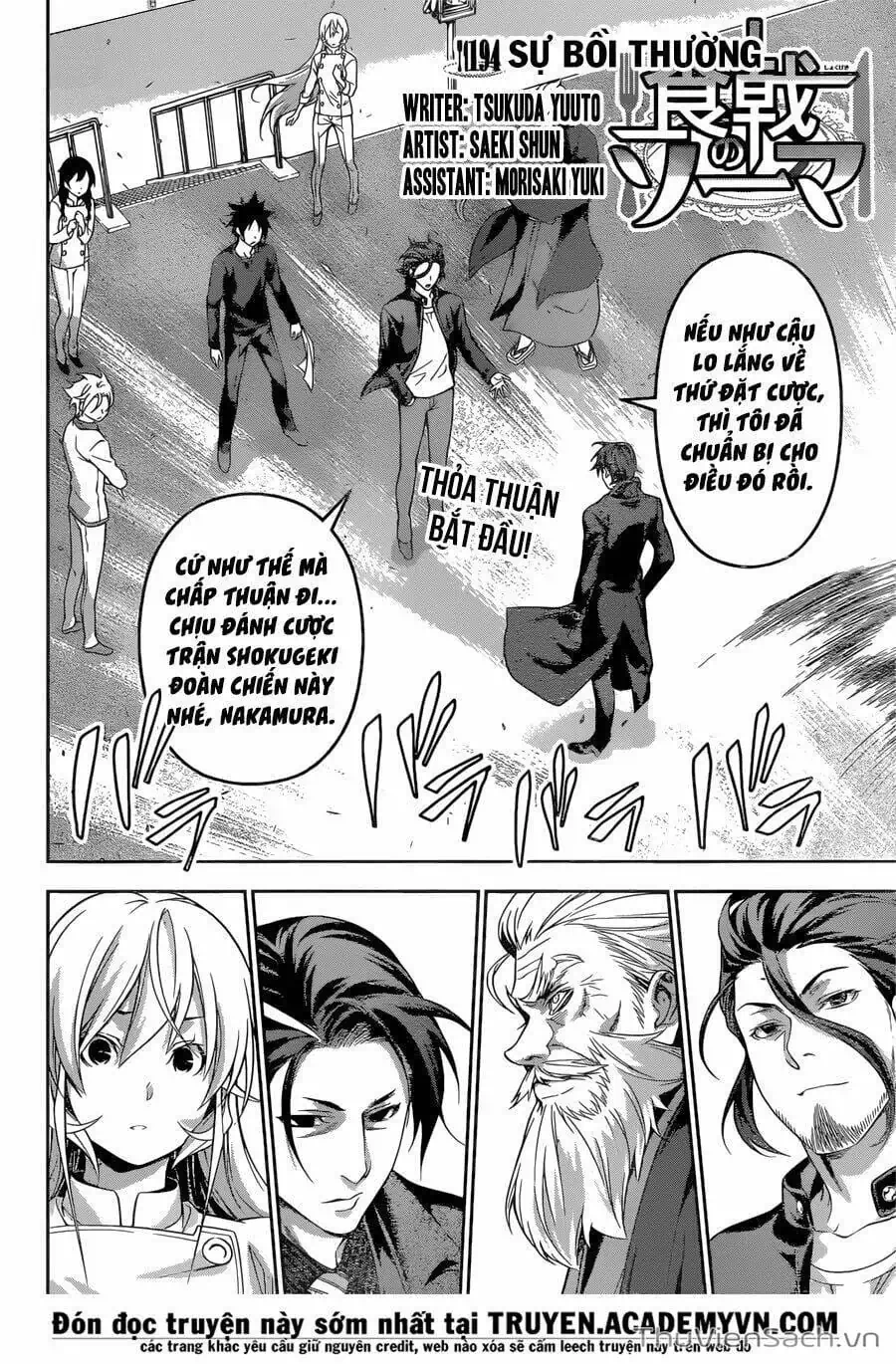 Truyện Tranh Vua Bếp Soma - Cuộc Chiến Ẩm Thực trang 7