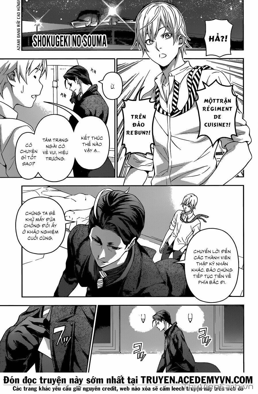 Truyện Tranh Vua Bếp Soma - Cuộc Chiến Ẩm Thực trang 7