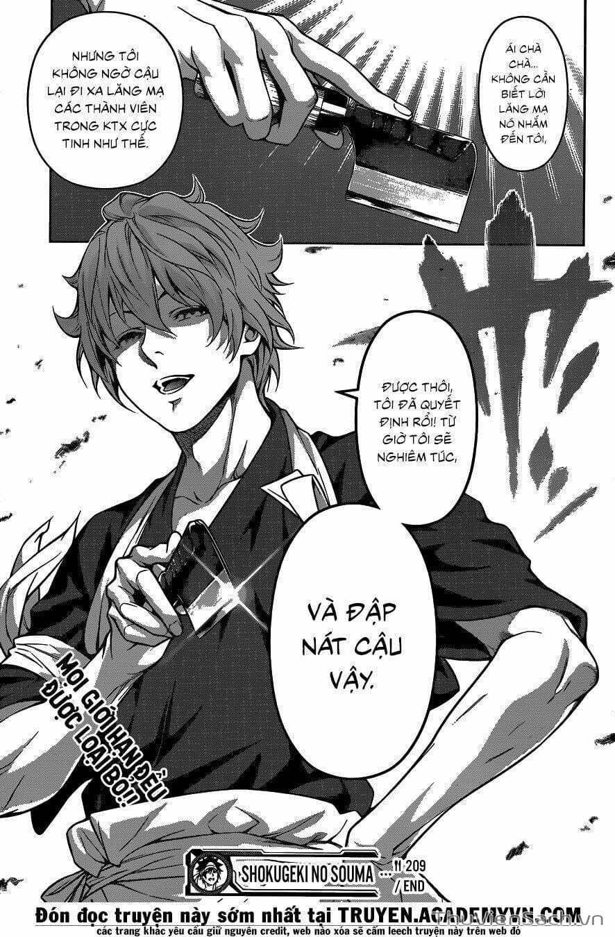 Truyện Tranh Vua Bếp Soma - Cuộc Chiến Ẩm Thực trang 7