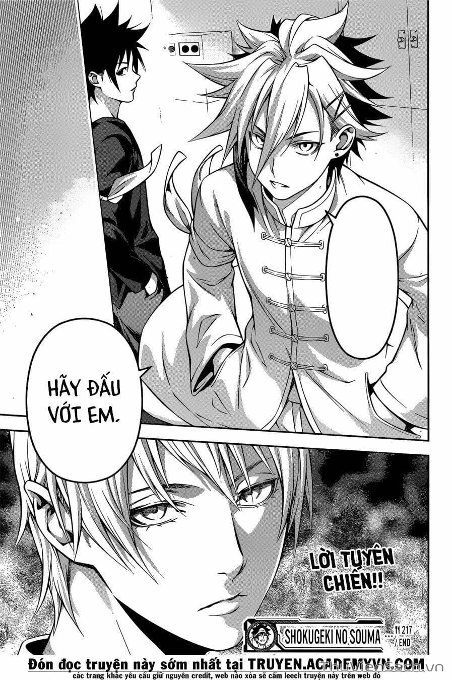 Truyện Tranh Vua Bếp Soma - Cuộc Chiến Ẩm Thực trang 7