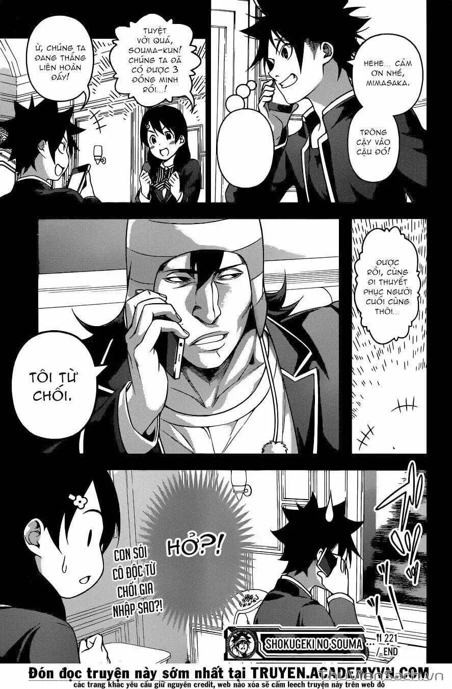Truyện Tranh Vua Bếp Soma - Cuộc Chiến Ẩm Thực trang 7