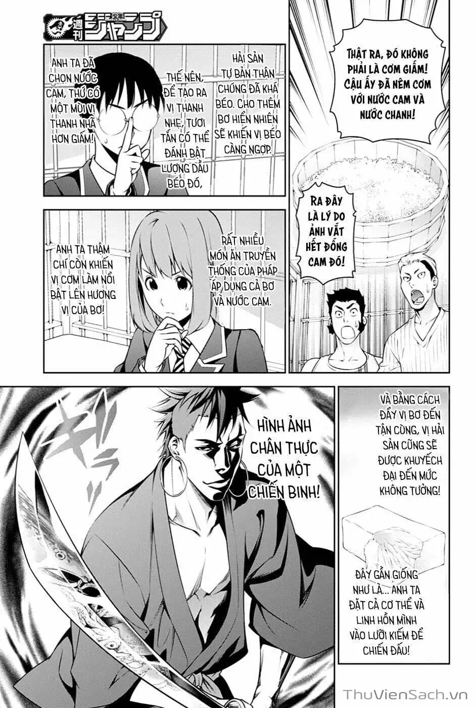 Truyện Tranh Vua Bếp Soma - Cuộc Chiến Ẩm Thực trang 7